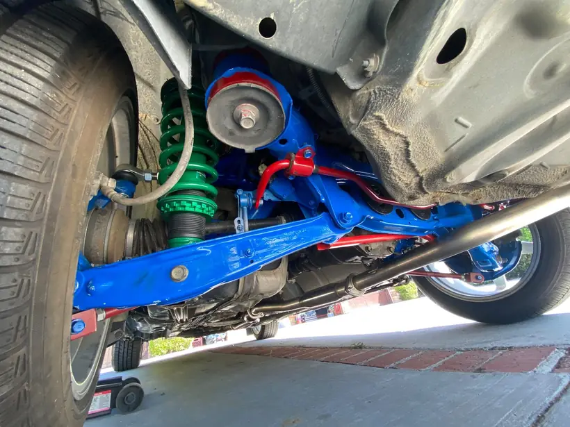 Coilover suspension install